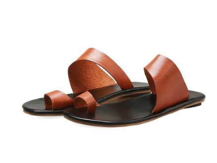Fashion Solid Color Flip Flops