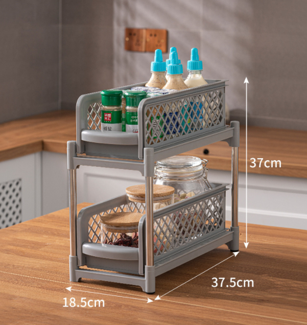 Bathroom Kitchen Storage Rack Close-up