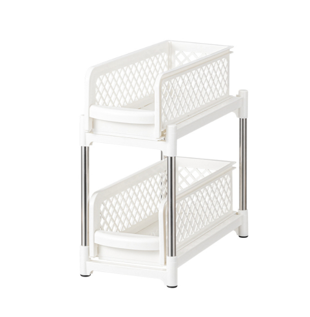 Bathroom Kitchen Storage Rack Grey