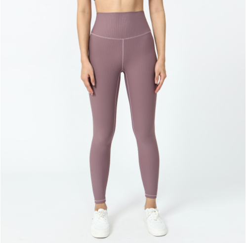 LULU Same Paragraph Yoga Pants on a model