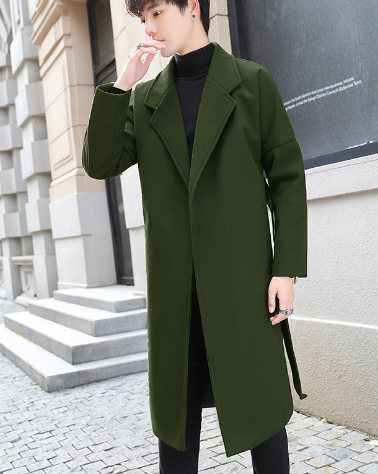 Woolen Trench Coat Image 3