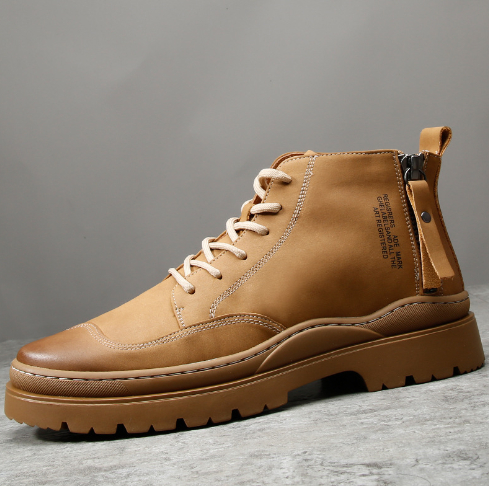 High-top tooling men's boots - Image 1