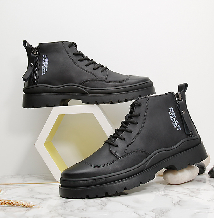 High-top tooling men's boots - Image 3