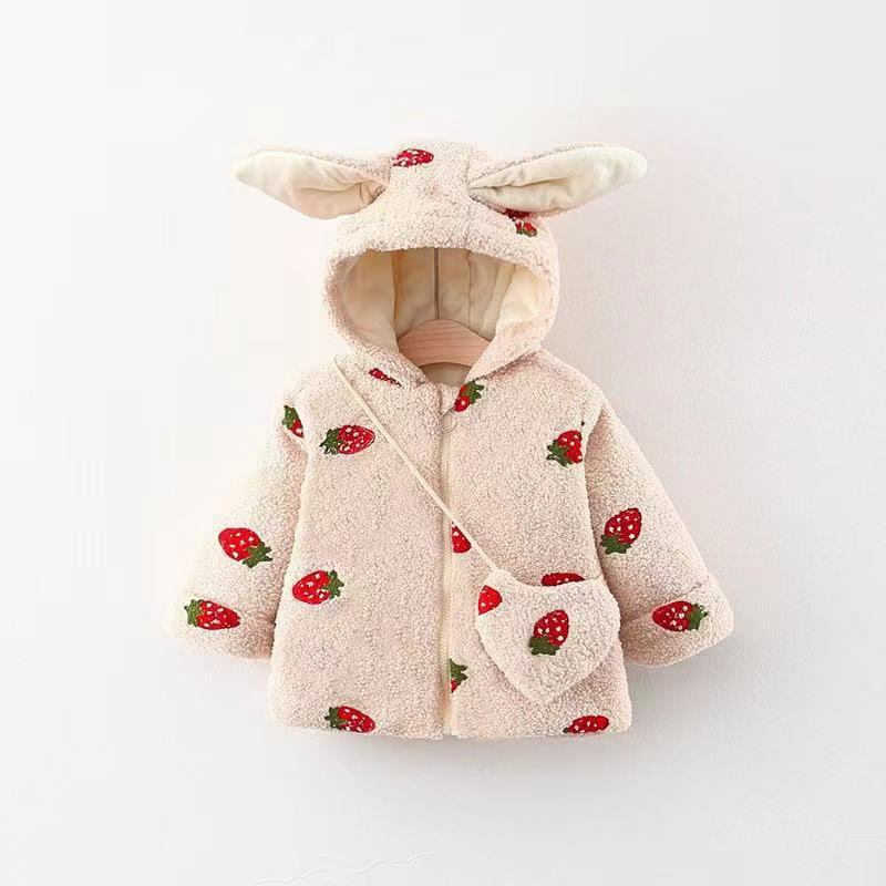 Delicious Strawberry Hooded Coat