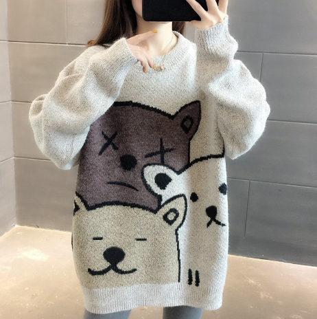 Bear Couple Sweater Image 2