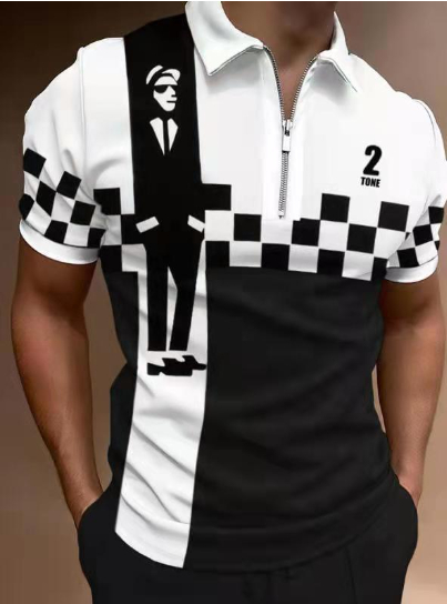 Check Texture Polo Shirt 6