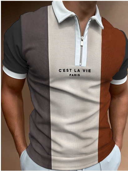 Check Texture Polo Shirt 8