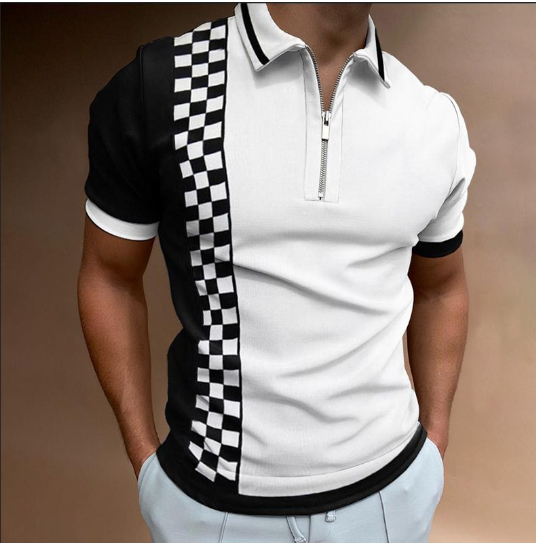 Check Texture Polo Shirt 2