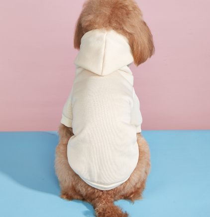 Dog Hooded Sweater Stripes
