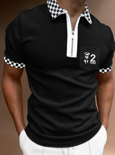 Check Texture Polo Shirt 5