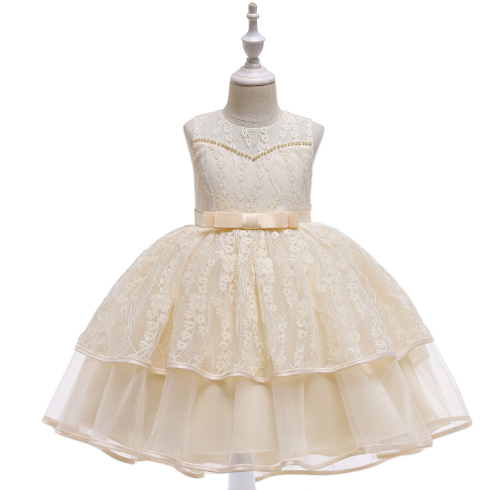 Lace Embroidery Mesh Dress