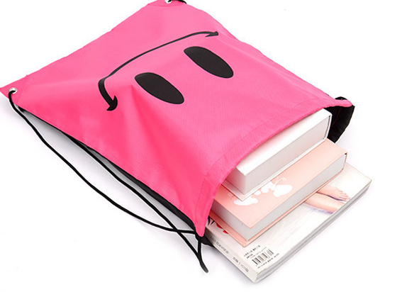 Drawstring Sundries Bag - Cartoon Blue