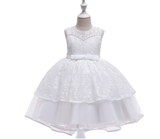 Lace Embroidery Mesh Dress