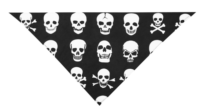 Halloween Skull Dog Scarf 4