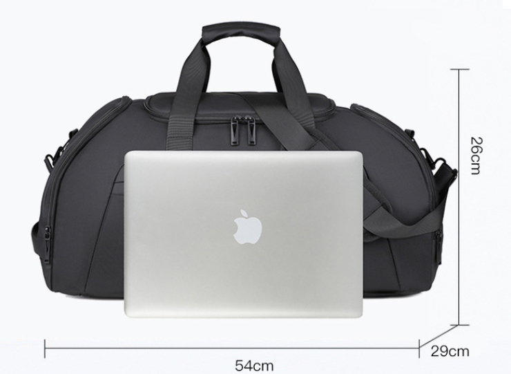 Men's Fashion All-match Outdoor Travel Bag - Black