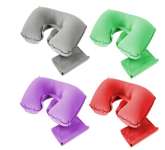 Inflatable U-shaped neck pad