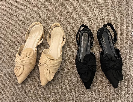 Flat Bottom Bow-Knot Women's Shoes