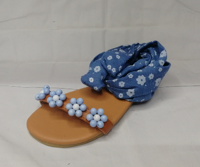 Rhinestone Cross Strap Roman Beach Sandals