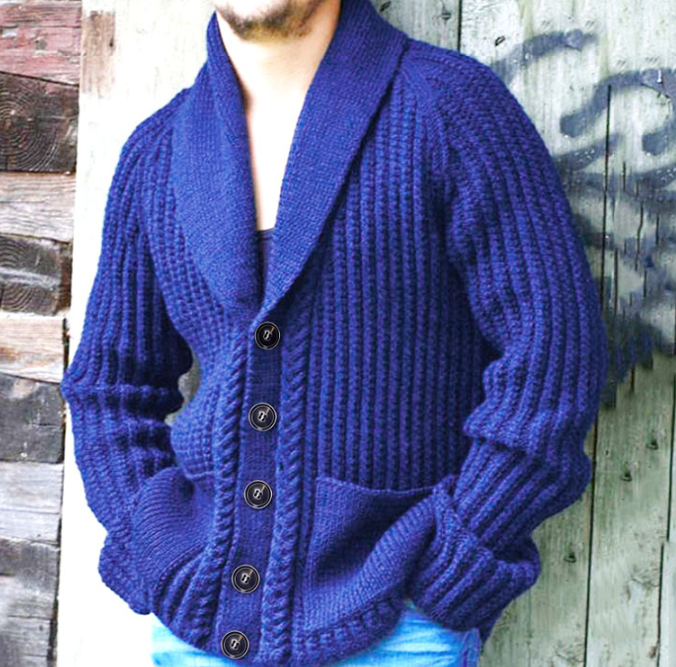 Men's Sweater Cardigan
