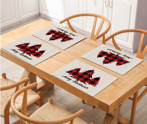 Christmas Red Placemat 1