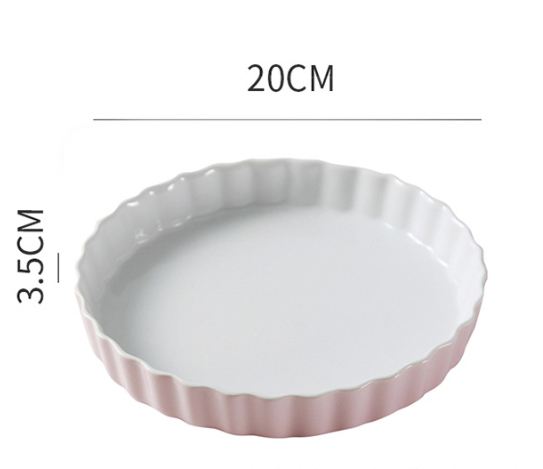 Striped Fruit Salad Plate 3