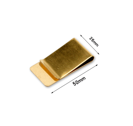 High Quality Hot Sale Metal Clip Slim Pocket Credit Card ID Clip Stainless Steel Money Clip Wallet Cash Clamp Men Purse