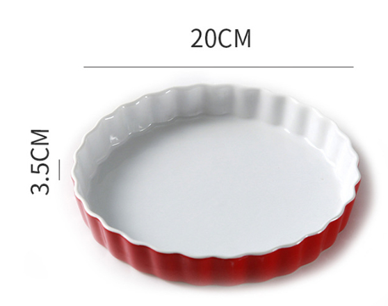 Striped Fruit Salad Plate 4