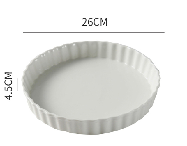 Striped Fruit Salad Plate 7