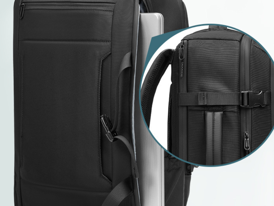 Vacuum compression airbag backpack multifunctional business backpack waterproof Oxford cloth dry and wet separation travel bag