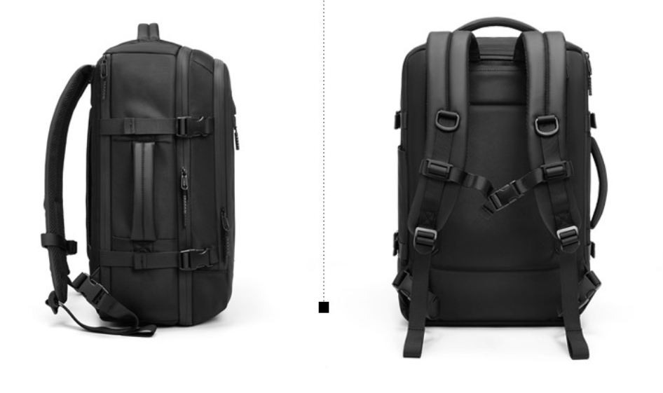 Vacuum compression airbag backpack multifunctional business backpack waterproof Oxford cloth dry and wet separation travel bag