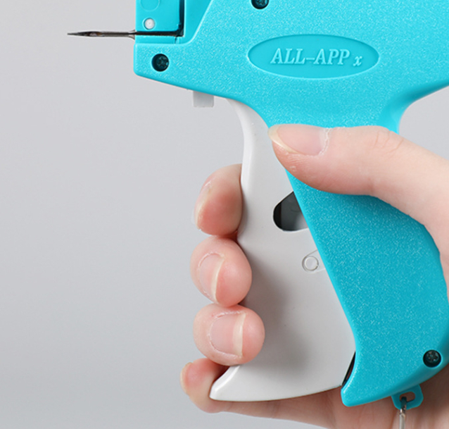 Clothing Tag Gun Set, Labeler Machine, with 1500 Black and 1500 White Fasteners One Replacement Needle, Price Tag Machine