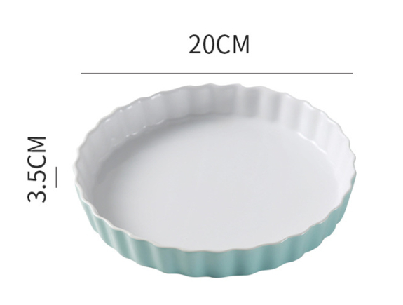 Striped Fruit Salad Plate 5