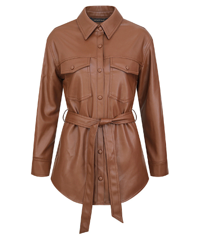 All-match women's leather clothing - Image 2