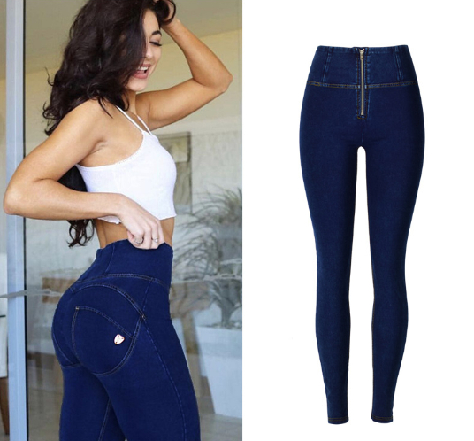 Buttocks And Legs Pants - Dark Blue