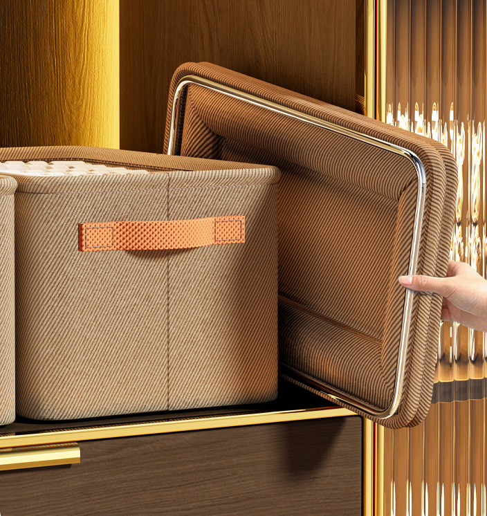 New storage box thickened fabric storage basket