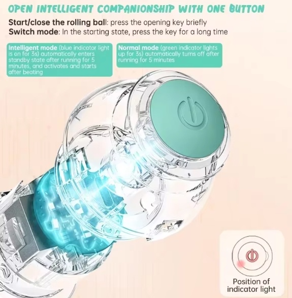 Intelligent Cat Toy - Blue