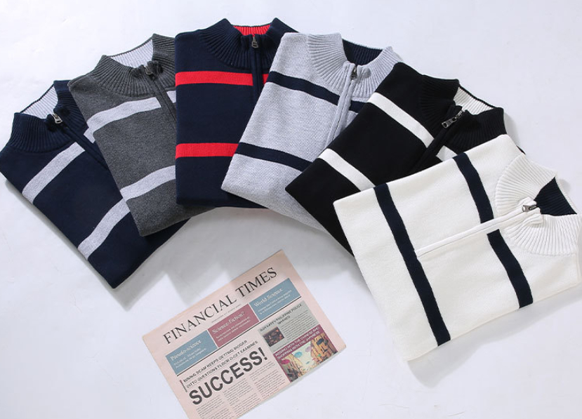 Slim Long-sleeved Casual Knit Sweater