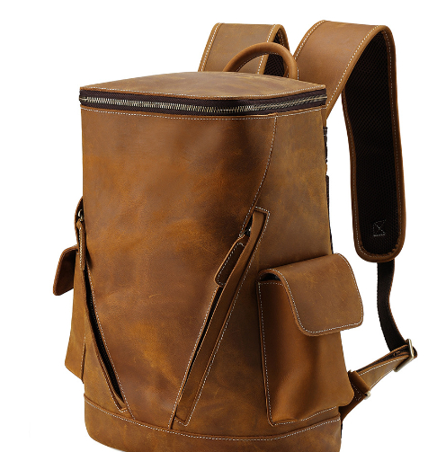 Men's Leather Retro Cowhide Backpack