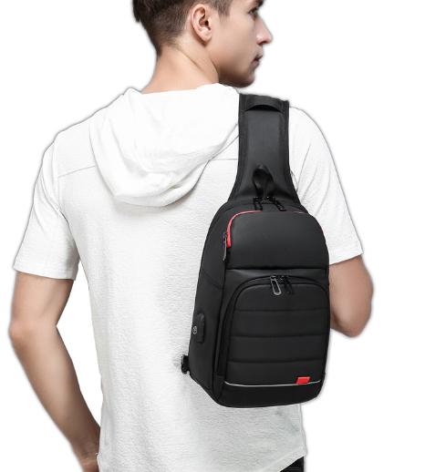 USB Charging Design Chest Bag