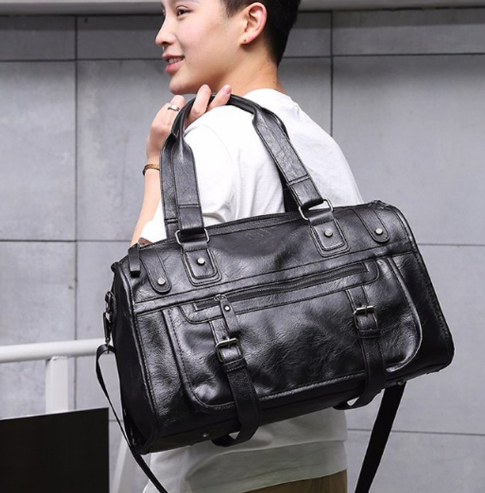 Business Casual Men's Travel Bag - Brown
