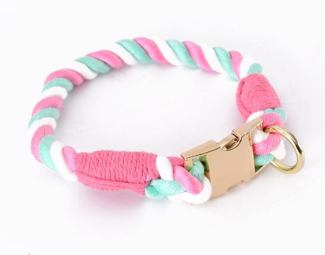 Multifunctional Hand-Woven Gradient Color Collar 1