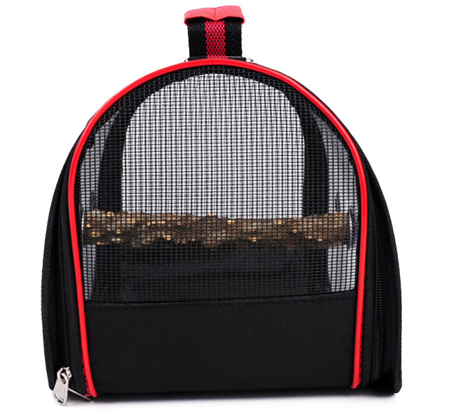 Transparent single shoulder handbag car parrot backpack