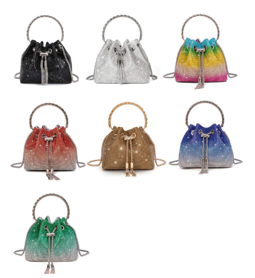 Rainbow Tassel Hand Bag Image 3