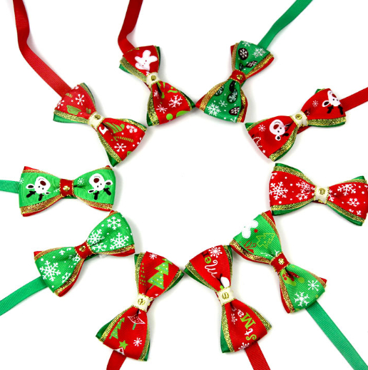 Cute Christmas Pet Bow Tie