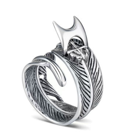 Titanium Punk Ring Image 1