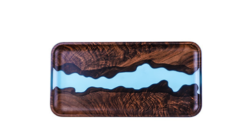 Epoxy Resin Dried Fruit Plate - Square Small