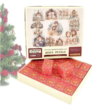 1000-piece Christmas Advent Calendar Puzzle