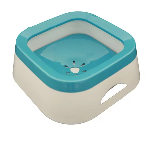 Anti-splash Water Bowl Blue