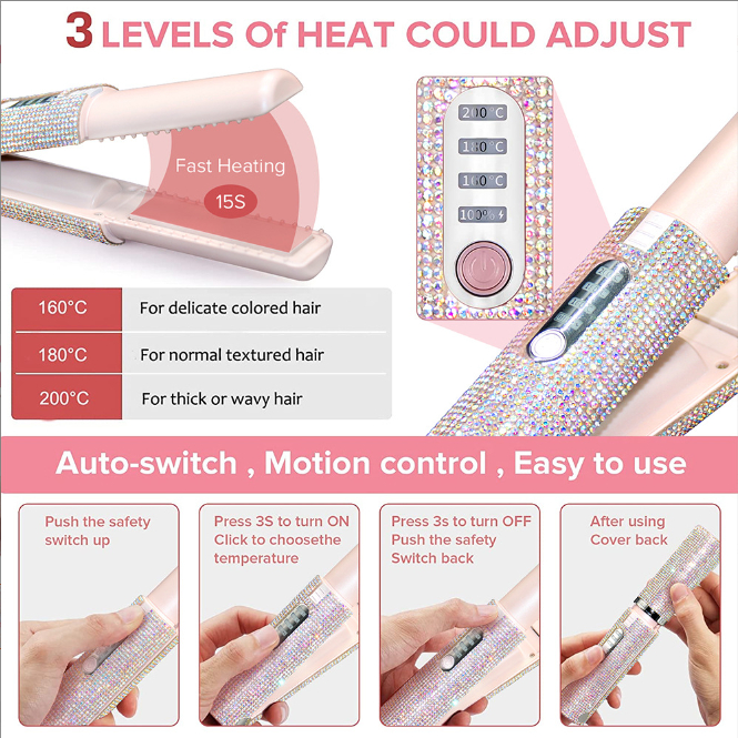 LUUM Electric Hair Straightener And Curler - Image 2