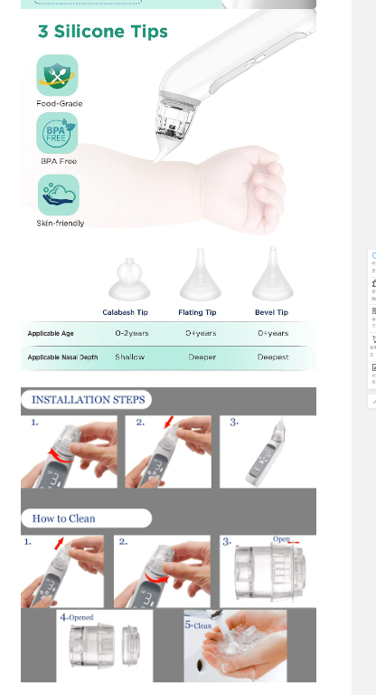Baby Electric Nasal Aspirator